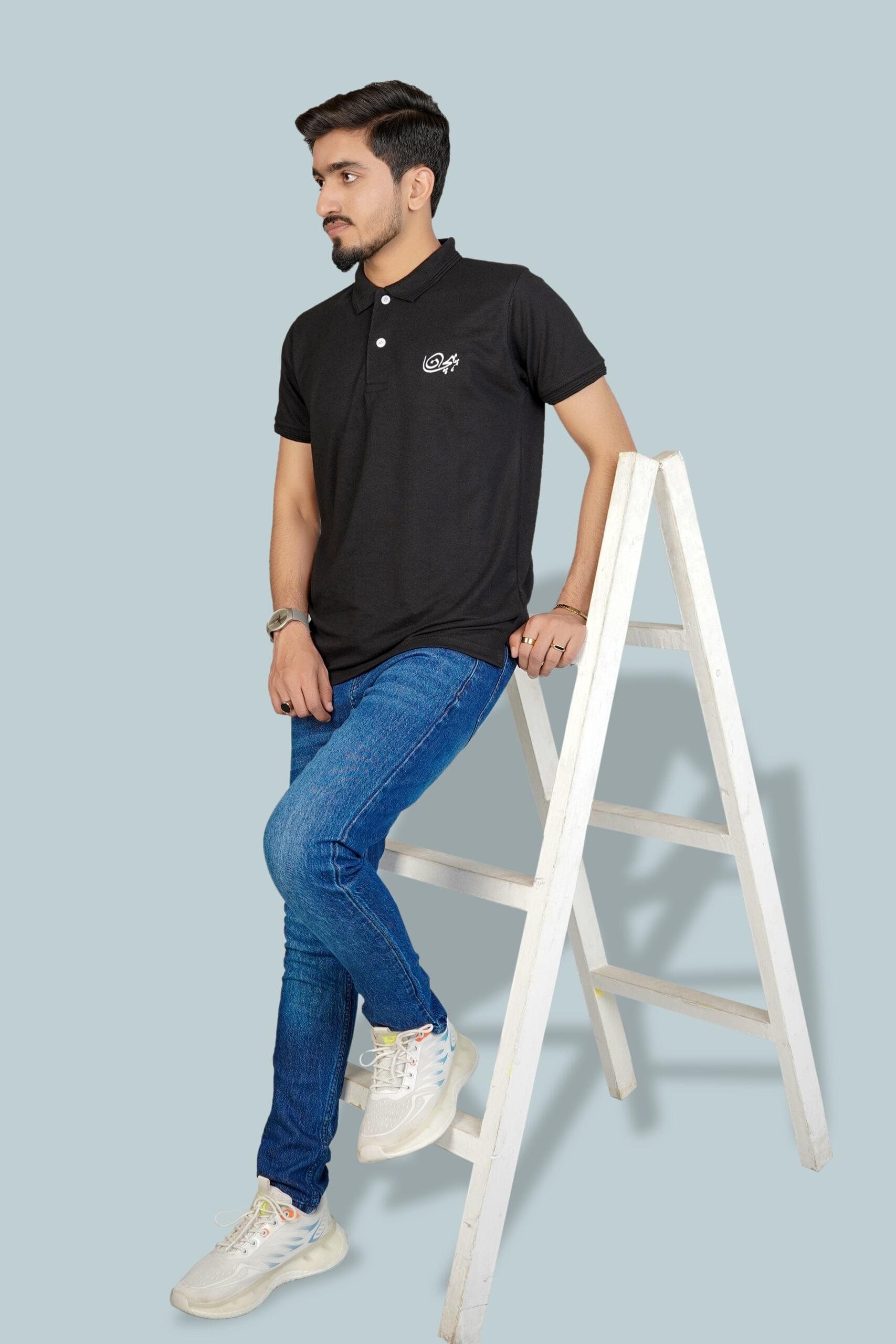 Mid Blue Slim Fit Denim Jeans Pants - Image 3